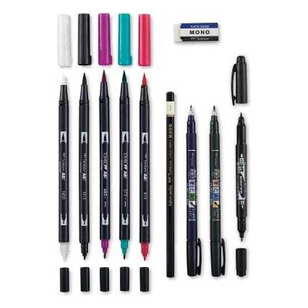 Tombow set de lettrage manuel pour utilisateurs avertis 241527 - 2