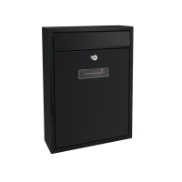 Toolland boîte aux lettres acier galvanisé - noir K170104519