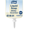Tork 420501 savon liquide parfumé pour distributeur Tork S1 (1 litre) STO00032 - 1