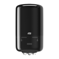 Tork Mini Centerfeed 558008 M1 distributeur de papier de nettoyage - noir STO00230
