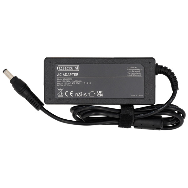 Toshiba Dynabook adaptateur (19 V, 3,42 A, 65 W, marque 123accu) ADR00220 - 2