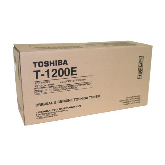 Toshiba T-1200E toner (d'origine) - noir 078500 - 1