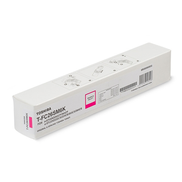 Toshiba T-FC26SM6K toner haute capacité (d'origine) - magenta 078902 - 1