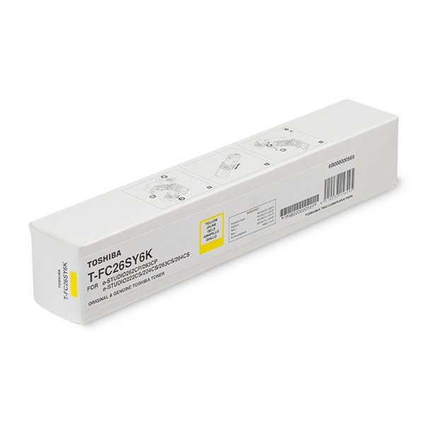 Toshiba T-FC26SY6K toner haute capacité (d'origine) - jaune 078904 - 1