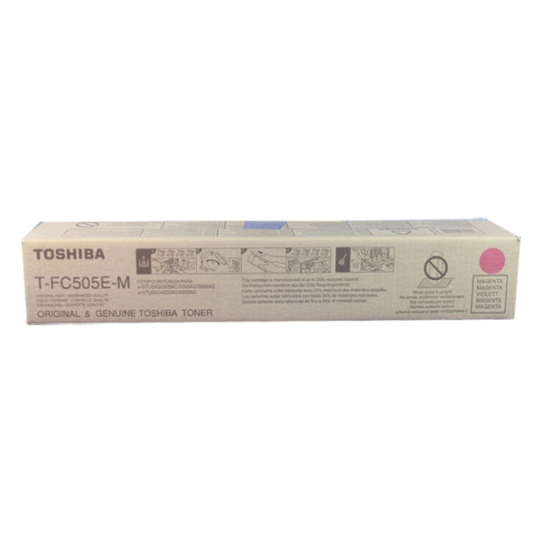 Toshiba T-FC505EM toner magenta (d'origine) 078396 - 1