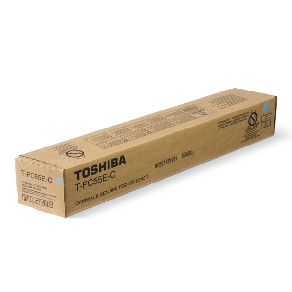 Toshiba T-FC55E-C toner (d'origine) - cyan 078680 - 1