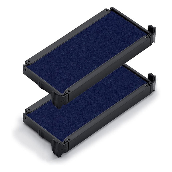 Trodat 6/4913 tampon encreur (2 pièces) - bleu 206524 - 1