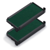 Trodat 6/4913 tampon encreur (2 pièces) - vert 225131 - 1
