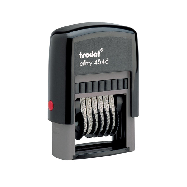 Trodat Printy 4846 numéroteur à 6 chiffres auto-encreur 225146 - 1