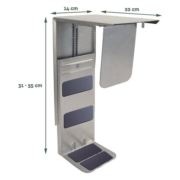 Twin line CPU support argenté (30 kg) 403010 - 5