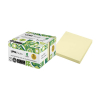 UPM notes autocollantes recyclées 75 x 75 mm (4 x 100 feuilles) - jaune 303200 - 1