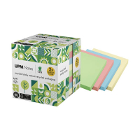 UPM notes autocollantes recyclées assortiment (8 x 100 feuilles) - pastel 303226