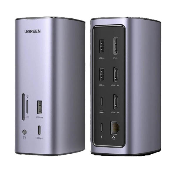 Ugreen station d'accueil USB-C CM555 Thunderbolt (12 en 1) 828637 - 1
