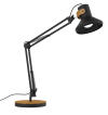 Unilux Baya lampe de bureau LED - noir/bambou 237829 - 1