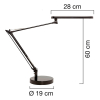 Unilux Mamboled lampe de bureau LED - noir 237820 - 2