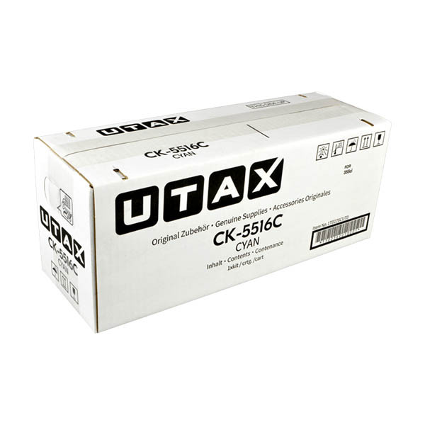 Utax CK-5516C (1T02Z6CUT0) toner (d'origine) - cyan 091196 - 1