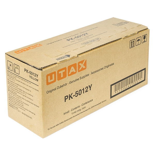 Utax PK-5012Y (1T02NSAUT0) toner (d'origine) - jaune 090450 - 1