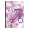 WORK bloc de cours A4 quadrillé 4 x 8 mm 80 g/m² (100 feuilles) 248256 - 1
