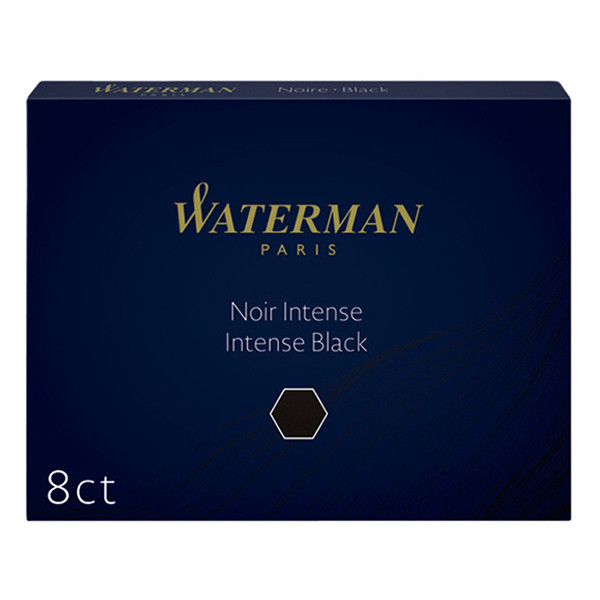 Waterman Allure cartouches d'encre longues (8 pièces) - noir intense 234793 - 1