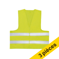 Offre : 3x Westcott gilet de sécurité - jaune