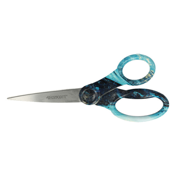 Westcott Trendsetter ciseaux poignée en plastique 204 mm - bleu 221086 - 1