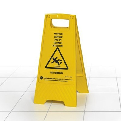 Westcott panneau d'avertissement Easy Absorb, double face 221067 - 1