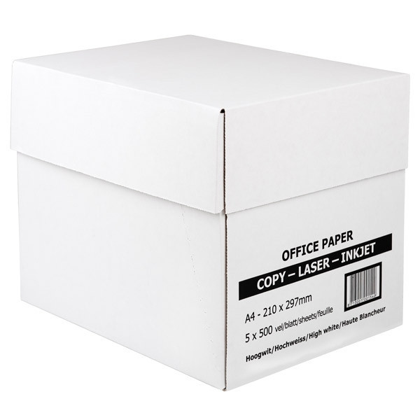 White Label papier A4 1 boîte de 2500 feuilles – 75 g/m² 302086 - 1
