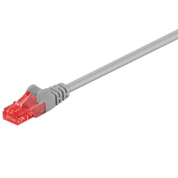 Câble réseau Cat6 U/UTP (0,5 mètre) - gris K010605249 - 1