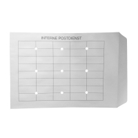 Enveloppe courrier interne 262 x 371 mm non gommée (250 pièces) - crème 224551