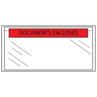 Enveloppe de liste de colisage documents enclosed 225 x 165 mm - A5 autoadhésive (1000 pièces) 209200