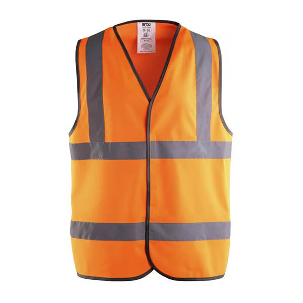 Gilet de sécurité haute visibilité taille XXL - orange 219953 - 1