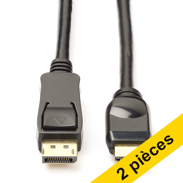 Offre : 2x Câble DisplayPort vers HDMI (5 mètres) 340016 - 1