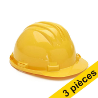 Offre : 3x Casque de sécurité - jaune
