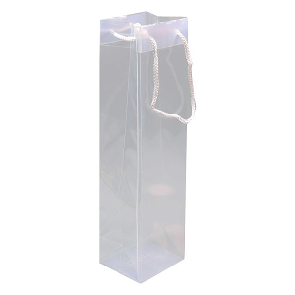 Sac à vin en plastique transparent (12 pièces) 402885 - 1