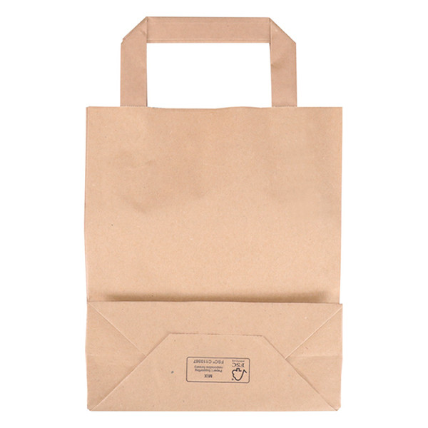 Sac en papier 180 x 220 x 80 mm (250 pièces) - marron 402877 - 2