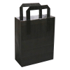 Sac en papier 180 x 220 x 80 mm (250 pièces) - noir 402879 - 1