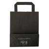 Sac en papier 180 x 220 x 80 mm (250 pièces) - noir 402879 - 2