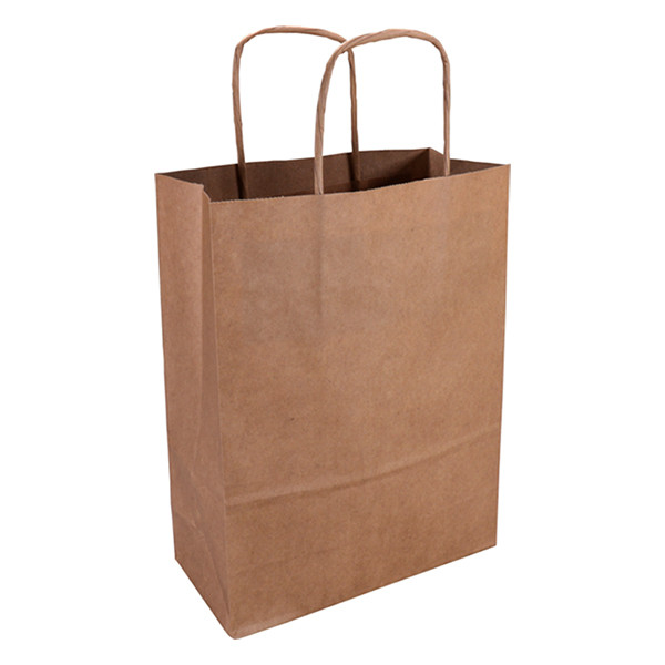 Sac en papier 180 x 240 x 80 mm (100 pièces) - marron 402704 - 1
