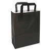 Sac en papier 220 x 280 x 100 mm (250 pièces) - noir 402878 - 1