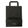Sac en papier 220 x 280 x 100 mm (250 pièces) - noir 402878 - 2