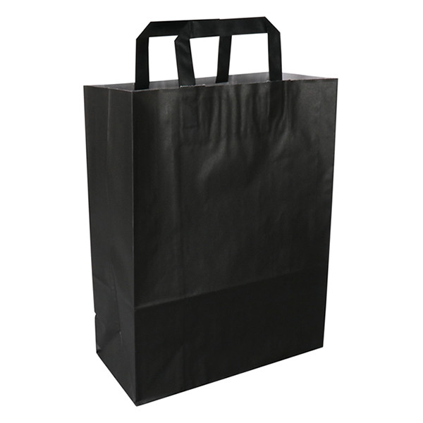 Sac en papier 260 x 350 x 120 mm (250 pièces) - noir 402880 - 1