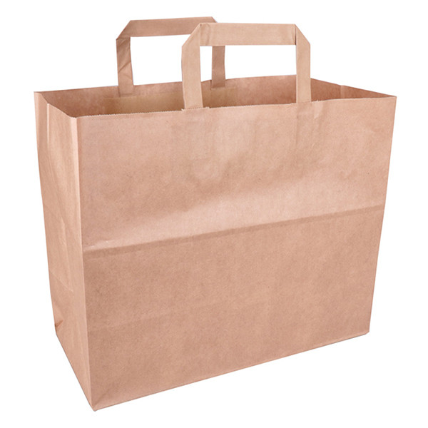 Sac en papier 320 x 270 x 160 mm (250 pièces) - marron 402875 - 1