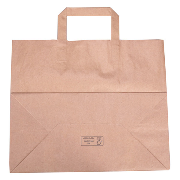 Sac en papier 320 x 270 x 160 mm (250 pièces) - marron 402875 - 2