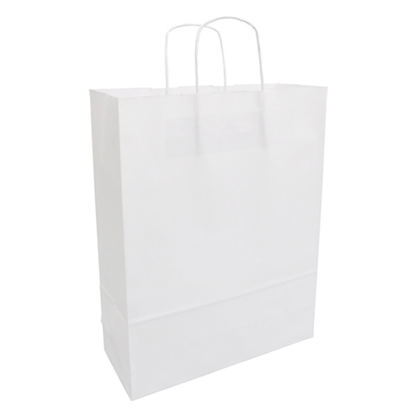Sac en papier 320 x 410 x 120 mm (100 pièces) - blanc 402709 - 1
