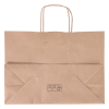 Sac en papier 350 x 260 x 140 mm (100 pièces) - marron 402874 - 2