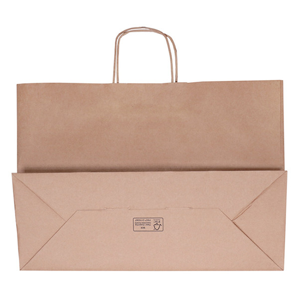 Sac en papier 450 x 330 x 170 mm (100 pièces) - marron 402873 - 2