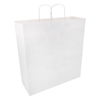 Sac en papier 450 x 480 x 170 mm (100 pièces) - blanc 402708