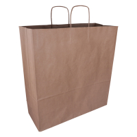 Sac en papier 450 x 480 x 170 mm (100 pièces) - marron 402707