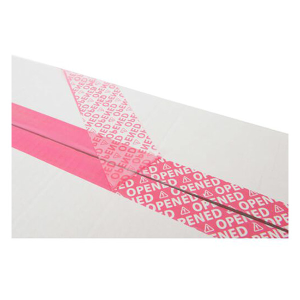 Veiligheidstape 'Opened' rood 50 mm x 50 m (1 rol) 419997 - 1