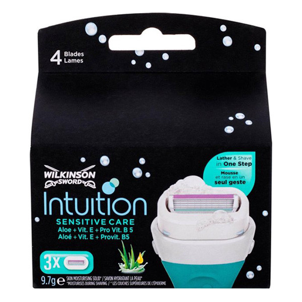 Wilkinson Intuition Sensitive Care lames de rasoir (3 pièces) SWI00118 - 1